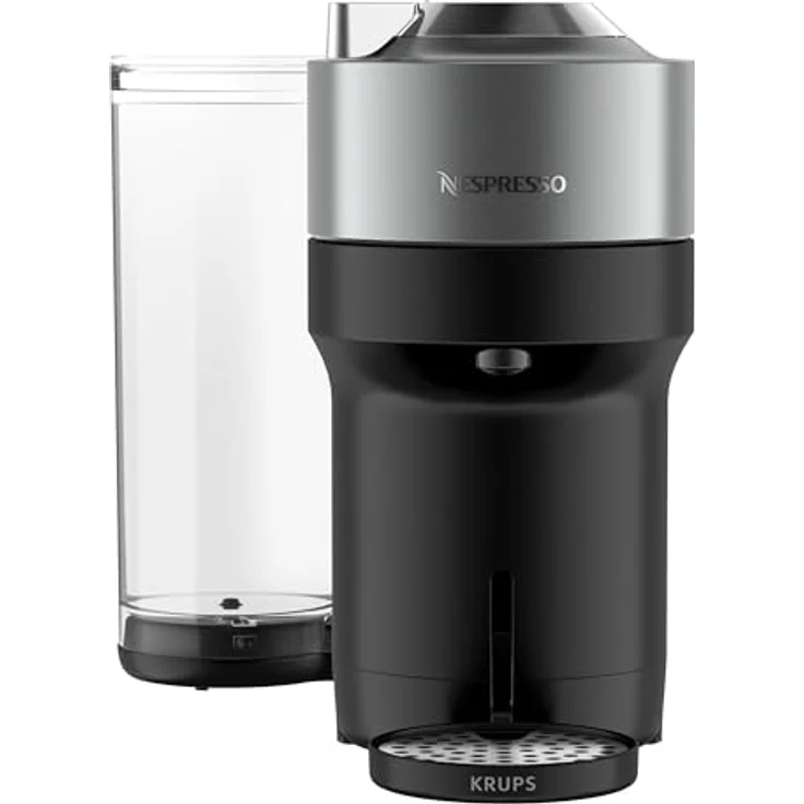 Krups Nespresso-Kapsel-Automat XN930T Nespresso Vertuo Pop Plus titan, Kaffeekapselmaschine mit 5 Tassengrößen und One-Touch-System – Bild 2