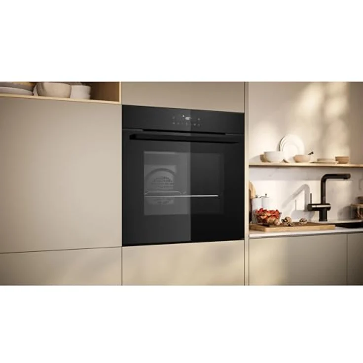 NEFF BTX46PIB0 Einbau-Herd-Set, B2CCJ7AK3 Herd 60 x 60 cm mit Pyrolyse und EasyClean Selbstreinigung, Air Fry, T46SBE1L0 Induktionskochfeld mit Touch Control und Powerstufe, Edelstahlrahmen – Bild 4