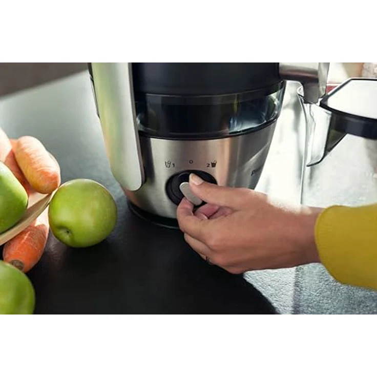 Philips Avance Collection Entsafter, FiberBoost Technologie, QuickClean, Leiser Betrieb, Sehr großes Loch, 1200 W, 1L Kanne, HR1922/21 – Bild 4