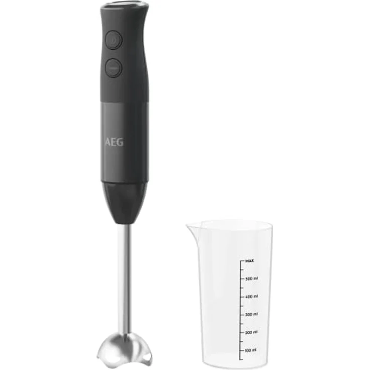 AEG HB4-1-4GG Stabmixer, 600W, 2 Geschwindigkeiten und Turbo-Funktion, 0,6L, granite grey – Bild 2