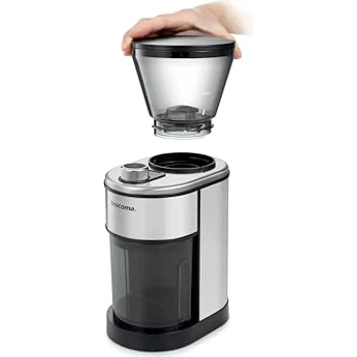 Tescoma Elektrische Kaffeemühle PRESIDENT, 15 Mahlgrade, Digitalanzeige, Automatischer Standby-Modus – Bild 2