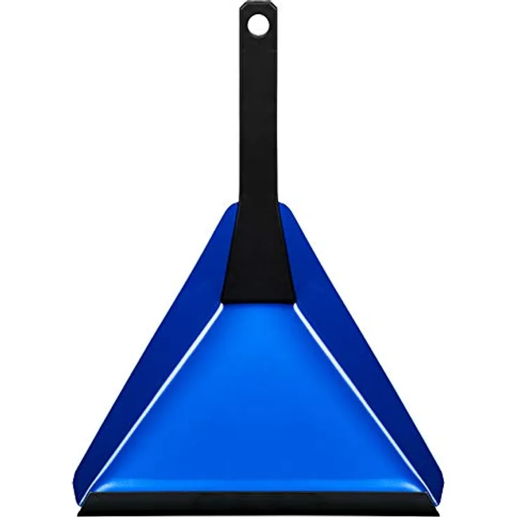 V7 Kehr-Schaufel mit Gummilippe zum Aufsammeln von Schmutz, Zubehör für V7 Hand-Feger, blau