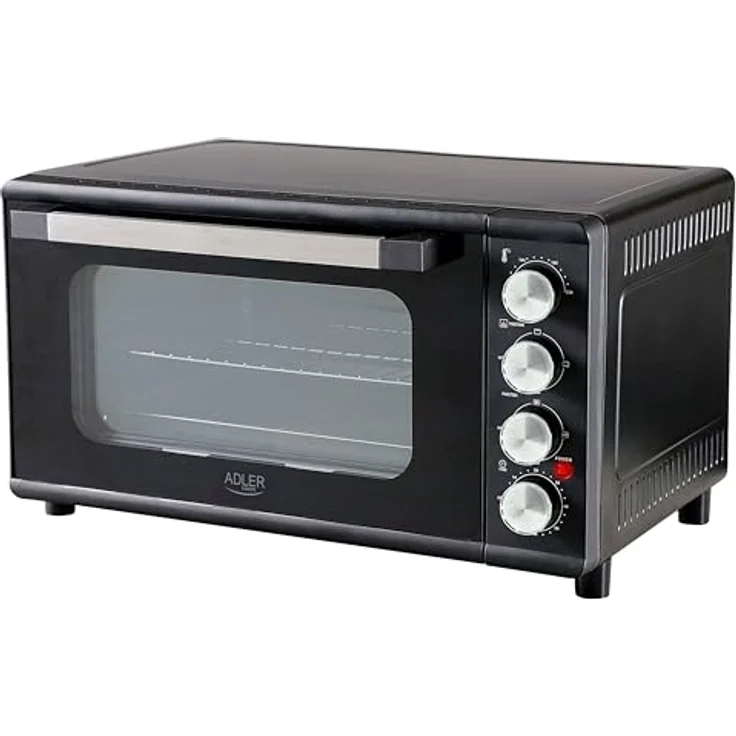 Camry AD 6030 Minibackofen, 42 Liter mit 99-Minuten-Timer und Rotisserie-Funktion, schwarz – Bild 2