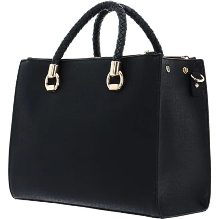 Liu Jo Damen Handtasche 33 cm, Schwarz, großes Hauptfach für optimale Übersicht – Bild 4
