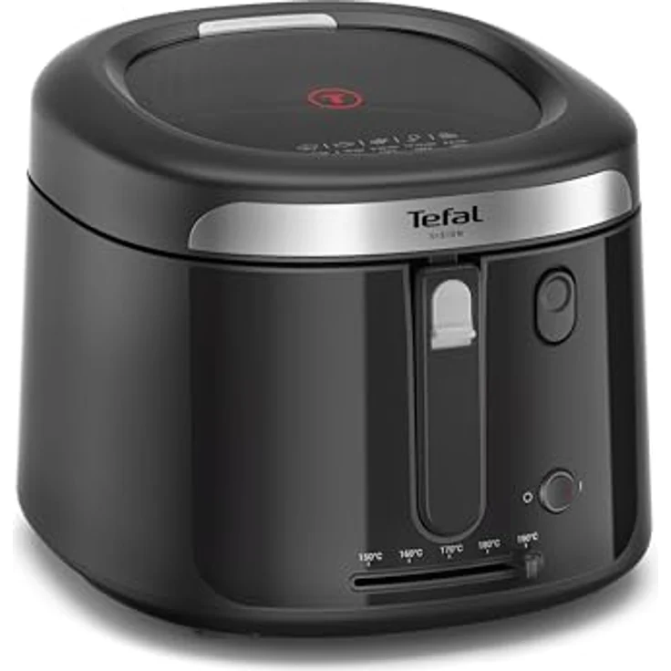 Tefal Fritteuse Vision FF2528, 1,2kg Fassungsvermögen, bis zu 4 Portionen, 1900 W, extragroßes Sichtfenster, einfache Reinigung – Bild 1