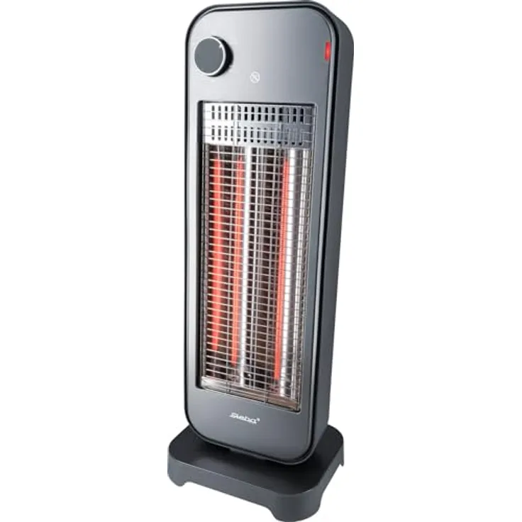 Steba CH 2 ECO, Carbon-Heizgerät mit 450 W und 900 W, energieeffizient und leise mit Kippschutz, ideal für Balkon und Terrasse