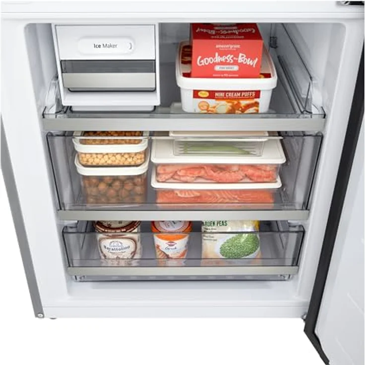LG GBBW726AMB, Kühl-Gefrierkombination mit 465 l Volumen, Energieeffizienz A, Fresh Zone Fach, Silber – Bild 16