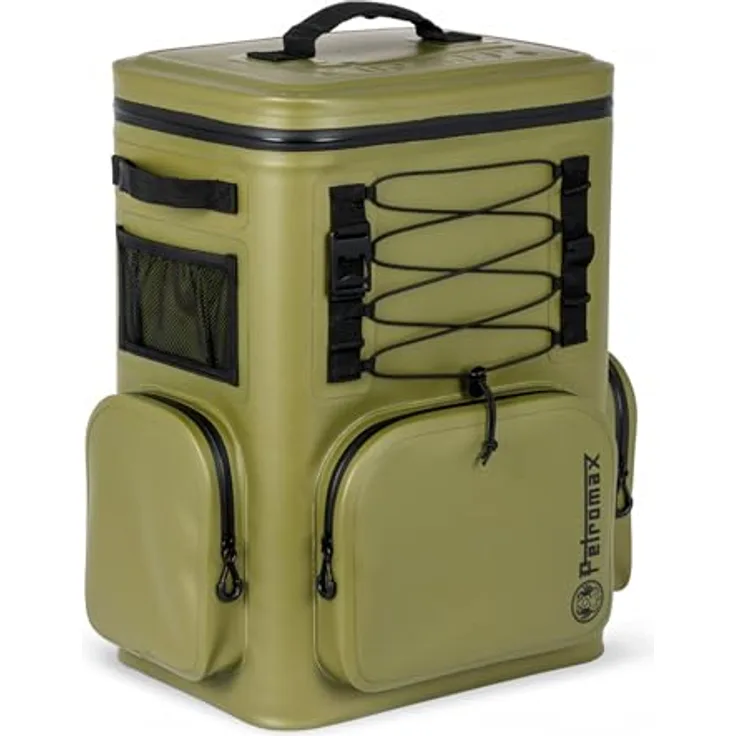 Petromax Kühlbox, 27 l, passive Kühlung, Olivgrün, leicht und robust für Outdoor-Aktivitäten
