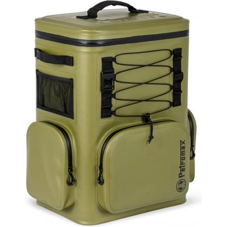 Petromax Kühlbox, 27 l, passive Kühlung, Olivgrün, leicht und robust für Outdoor-Aktivitäten – Bild 1