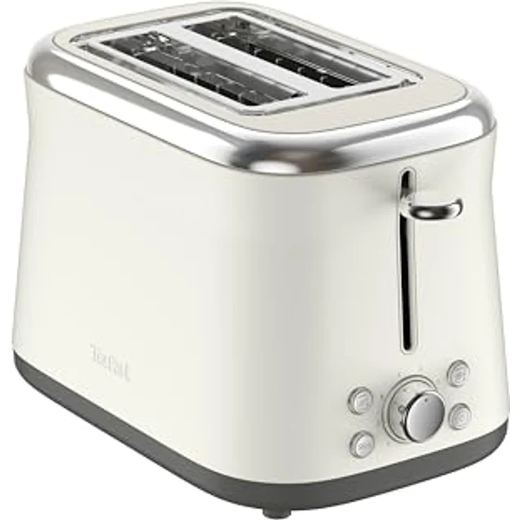 Tefal TT720AE0, Toaster in Weiss mit 850 Watt Leistung, Auftaufunktion und Brötchenaufsatz – Bild 2