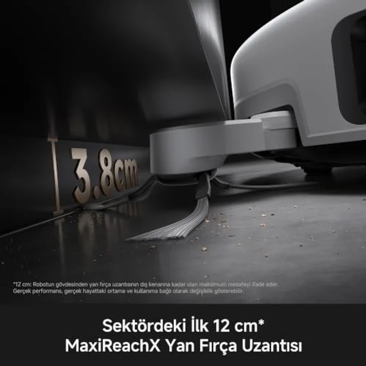Mova V70 Ultra Complete, Weiß Saug-Wisch-Roboter mit Reinigungsstation, 6.400 mAh Akku, 220 Min. Laufzeit, 40.000 Pa Saugleistung, EcoCyclone™ System – Bild 4