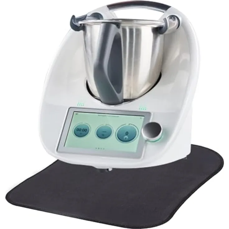König Design Gleitpad für Thermomix TM6 TM5, Gleitbrett Tropfmatte, schmutzabweisend, 30 x 35 cm