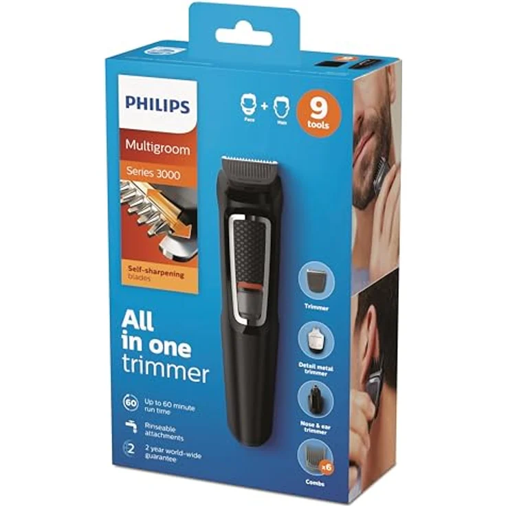Philips Multigroom Series 3000 MG3740 Trimmer schwarz – Bild 6