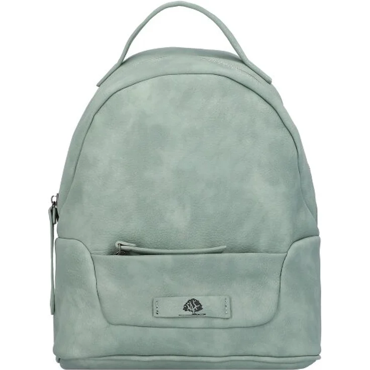 Greenburry Gretl City Rucksack, 30 cm, 100% Kunstleder, grün