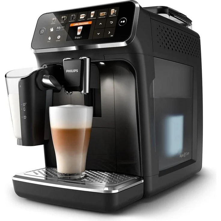 Philips Kaffeevollautomat 1,8 Liter mit LatteGo System, 15 bar Pumpdruck und TFT-Display, 12 Kaffeespezialitäten