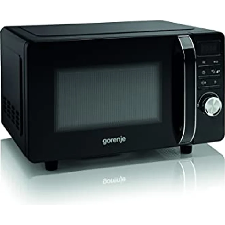 Gorenje MO 20 S 4 BC Mikrowelle, Standgerät, 20 Liter Garraum, Drehregler, Tasten LED-Display, schwarz – Bild 11