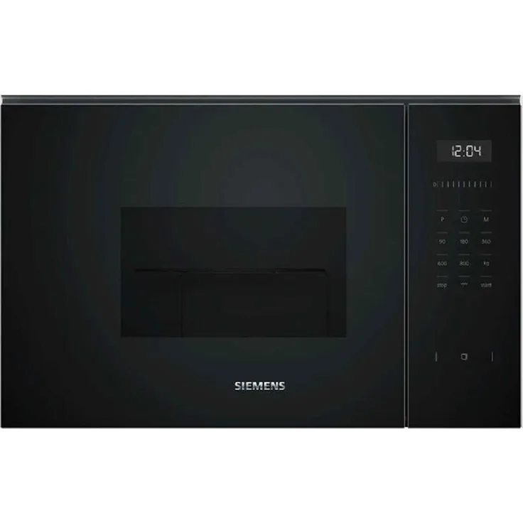 Siemens BE525LMB1, Einbau-Mikrowelle 800W 20L mit Touch-Steuerung und Grillfunktion in Schwarz