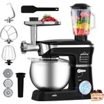 HOMELUX Küchenmaschine 3in1 Multifunktions Standmixer, 1000W, 6,00 l Schüssel, Fleischwolf, Rührmaschine, Edelstahl - Preisvergleich