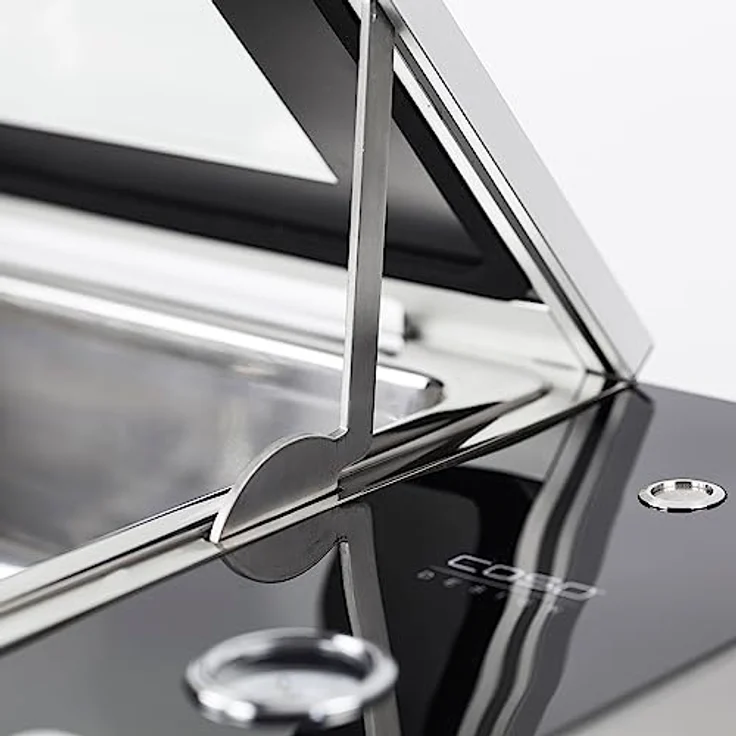 Caso VacuChef Slim-Line - Kammervakuumierer aus Edelstahl, Ultra flaches Design, starke Vakuumpumpe 72 Liter-Minute, inkl. 30 Profi Folienbeutel – Bild 4