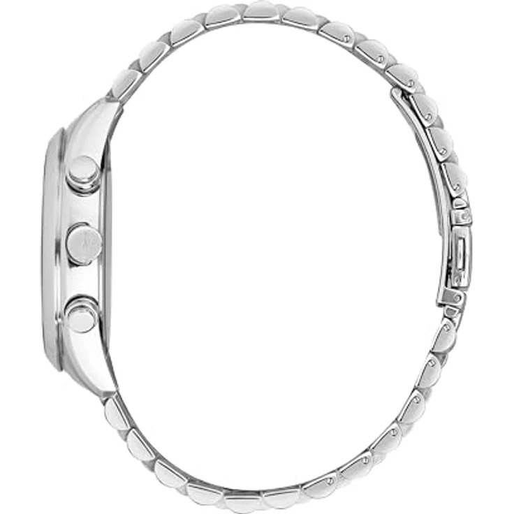 Maserati ATTRAZIONE Herrenuhr, Analog-Uhr mit Datum, 43 mm, schwarzes Zifferblatt, wasserdicht bis 5 ATM, Stahlarmband – Bild 2