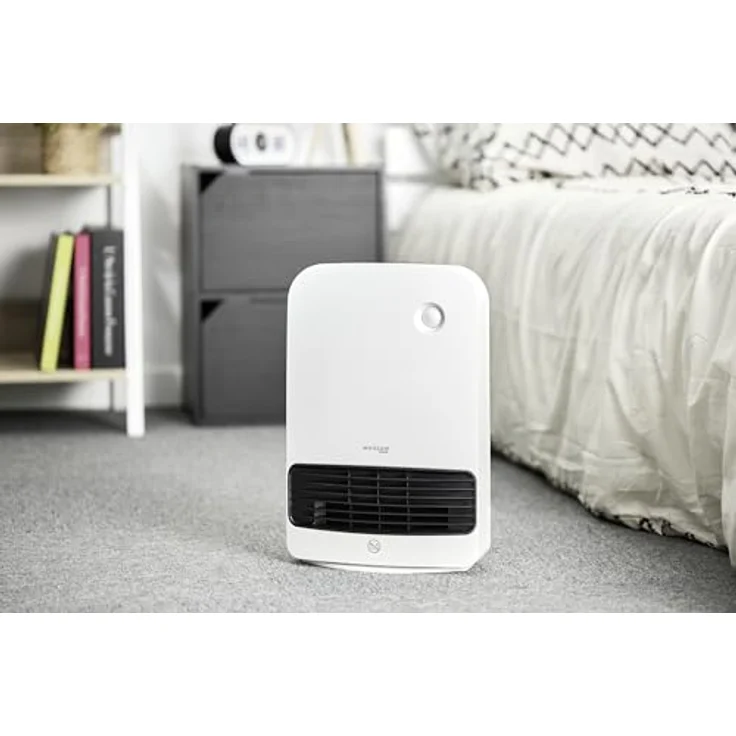 Iris Ohyama, Keramik Heizlüfter / Energiesparende Elektroheizung, Reichweite 90cm, 1500W, Bewegungsmelder für Einsparungen, Timer, Badezimmer, Wohnzimmer - Ceramic Fan Heater JCH-15TD4 - Weiß – Bild 4