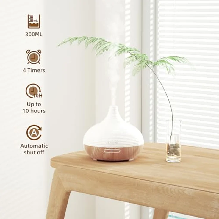 Asakuki Diffuser Asakuki Spring Ultraschall Luftbefeuchter Diffuser – Bild 6