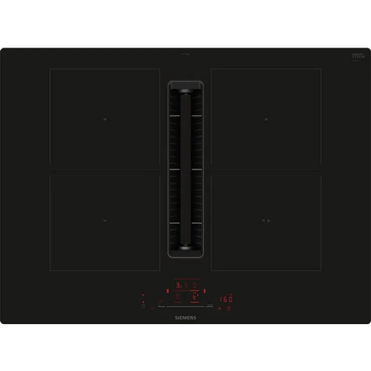 SIEMENS Induktions-Kochfeld ED711HQ26E, Rahmenlos, mit integriertem Downdraft-Lüftungssystem, Farbe: Unbekannt