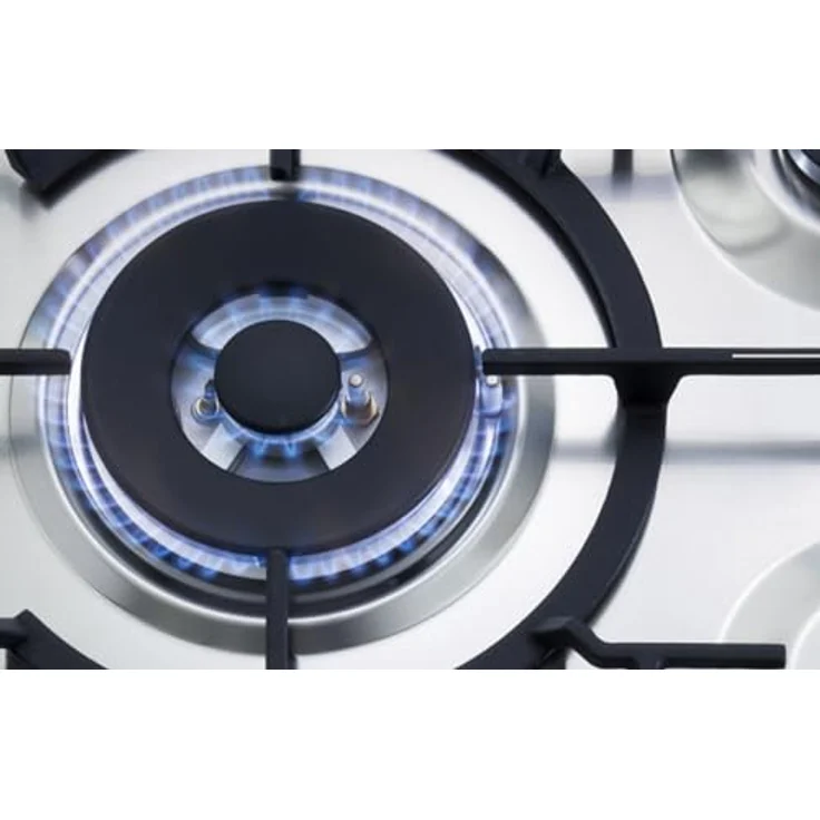 De'Longhi Piano cottura NSL590DX, 90 cm Kochfeld mit Grillrosten aus Gusseisen – Bild 3