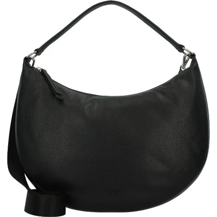 Jost Vika Schultertasche, 39 cm, 100% Leder, schwarz
