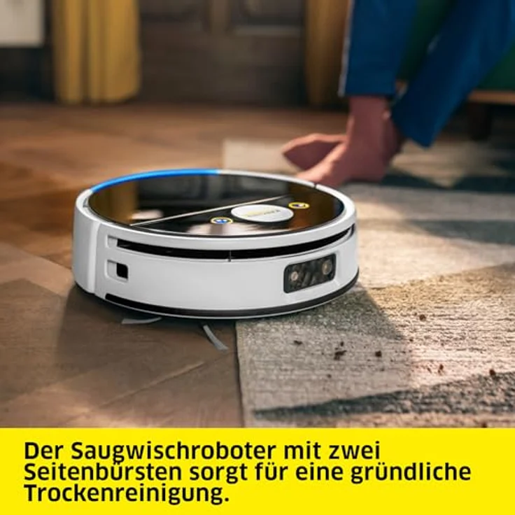 Karcher RVF 7 Comfort Extra, Saugwischroboter mit Multifunktionsstation, LiDAR-Navigation, App-Steuerung, KI-gestützter Kamera, für Hartböden und Teppiche – Bild 2