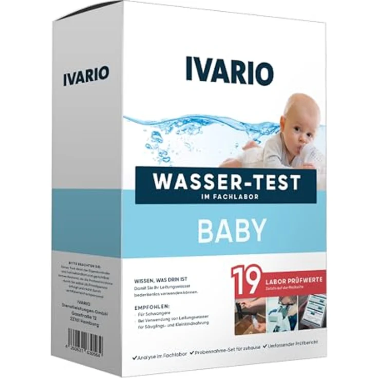 Ivario Baby-Trinkwassertest Wasseranalyse – Bild 2