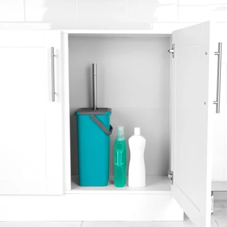 Beldray LA067234EU Duplex Wischmopp und Eimer Set | Integrierter Auswringer & Schmutzentferner | Türkis, Grau, 129 cm – Bild 12