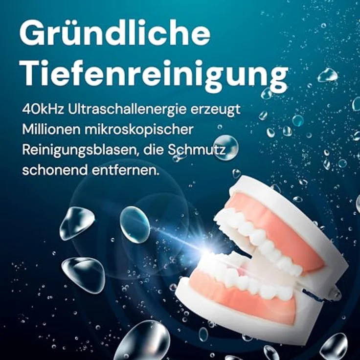 Emag Emmi-One Ultraschallreiniger, 24W, 0.2l, kompakt und leistungsstark für Haushalt und Dentalbereich – Bild 3