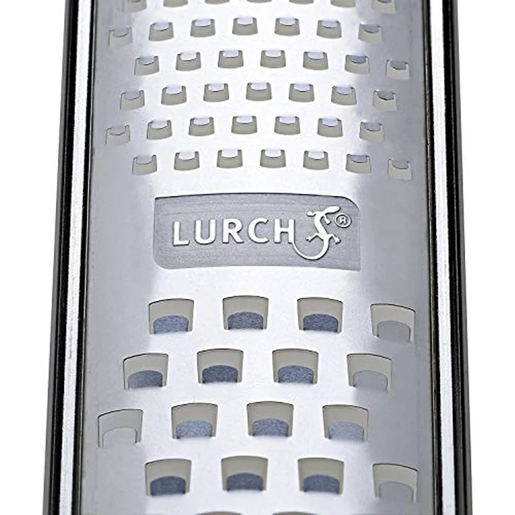 LURCH 220260 Duo-Reibe fein + mittel, 2 Reiben, extra schmal (2,5 x 32 cm) aus Edelstahl – Bild 4