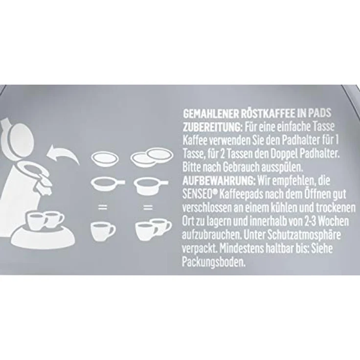 Senseo Typ Espresso, Kaffeepads, Aromatisch und Vollmundig, Röstkaffee, Kaffee, 80 Pads – Bild 7