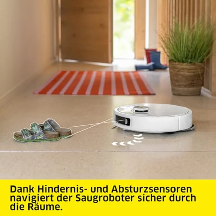 Kärcher Karcher Vakuummopp RVM 4 Comfort Extra, Staubsauger Roboter, Weiss – Bild 6