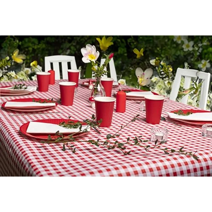 PRO NAPPE Pro Tischdecke 89115i, 15 Becher, 20 cl, Karton, Rot, FSC-zertifiziert – Bild 4