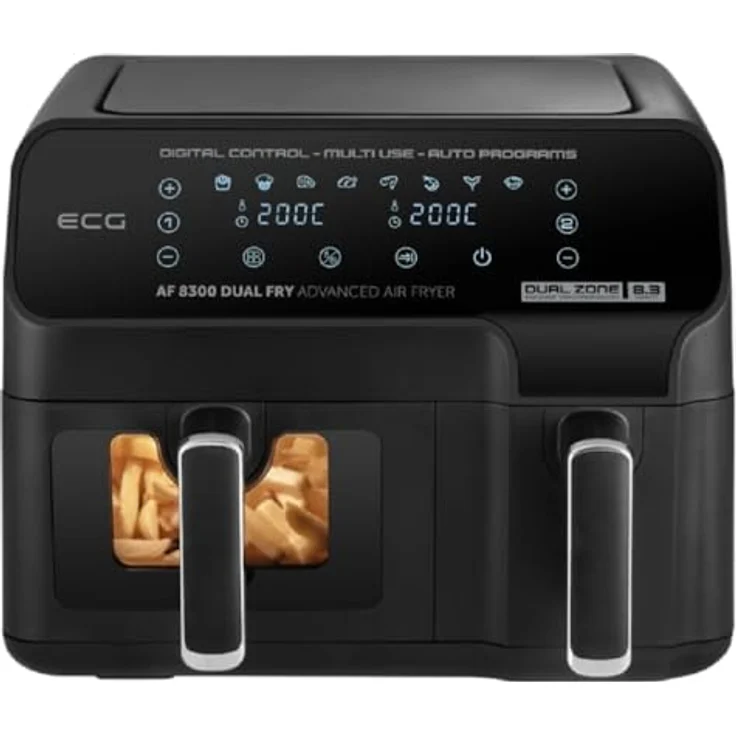 ECG AF 8300 Dual Fry, 8,3 l, 2 700W – Bild 4