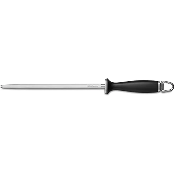 WÜSTHOF Wetzstahl 26 cm (4474-7-26), schwarz, zum Schärfen von hochwertigen Küchenmessern – Bild 2