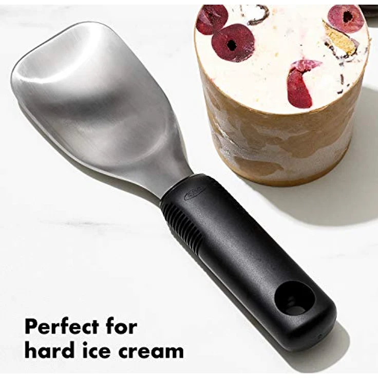 OXO Good Grips Robuster Portionierer für Eiscreme – Edelstahl – 6,9 cm x 23,1 cm – Bild 4