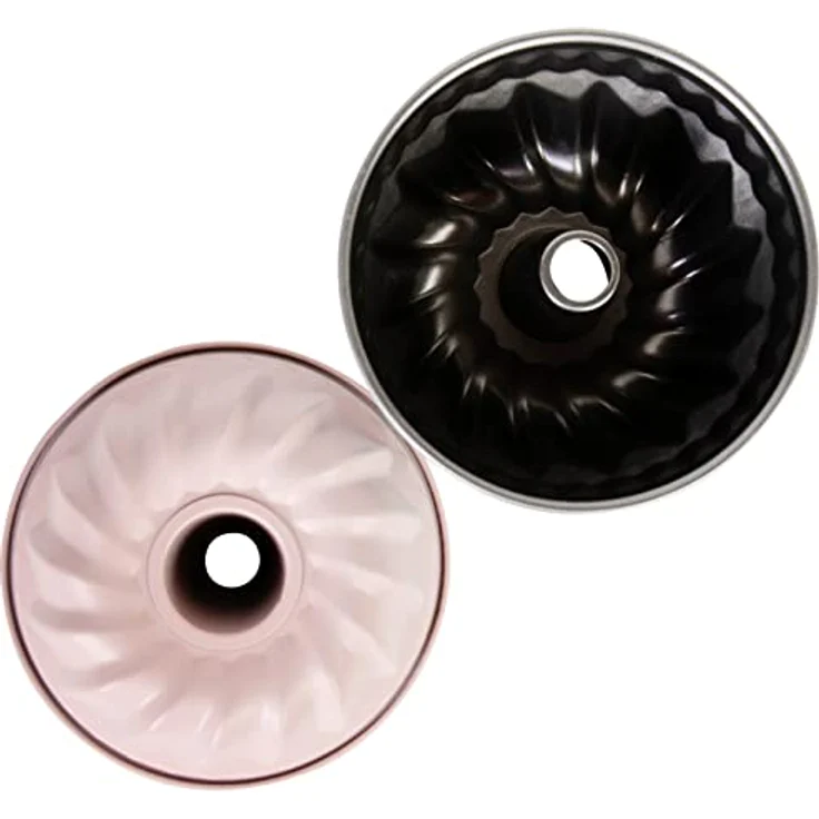 wenco premium Mini-Gugelhupfform, Ø 18 cm, Für kleine Kuchen, Antihaftbeschichtung, Kohlenstoffstahl, Hellrosa (Version 2022) – Bild 2