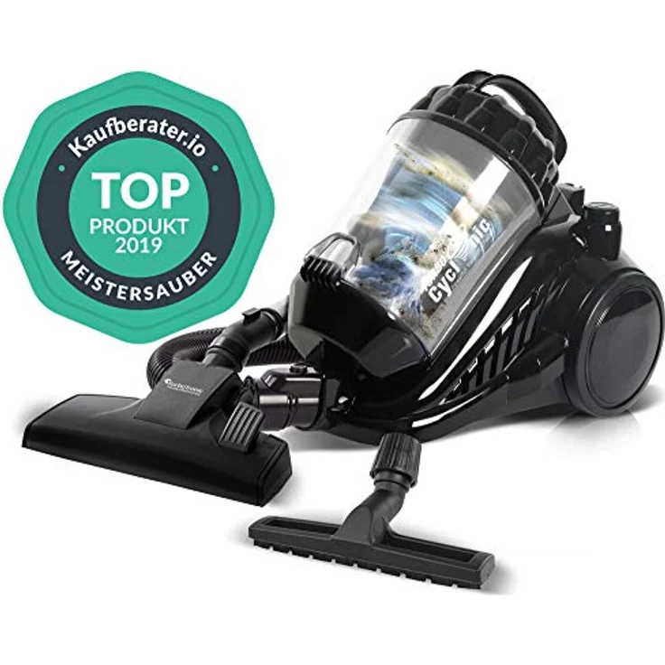 TurboTronic by Z-Line Bodenstaubsauger Multi Zyklon Trockensauger 22kPa ohne Beutel, beutellos, Tierhaare, 900 W, beutellos, Parkett, beutellos, Staubsauger, Boden Trocken Sauger, Metallic-Lackierung – Bild 3