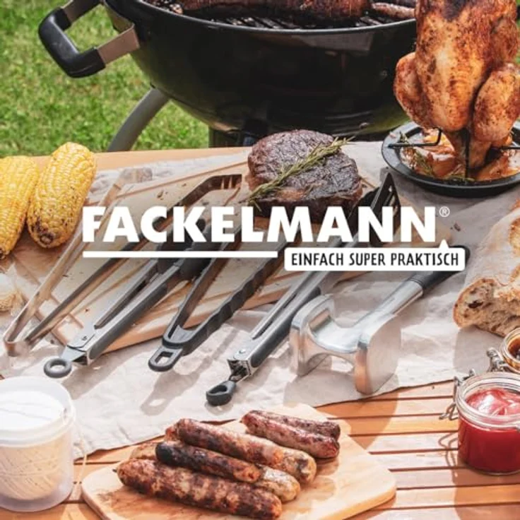Fackelmann Grill--Bratenschnur, Rouladen-Schnur in Spenderbox, Küchengarn für Fleisch, Gemüse oder Fisch (Farbe: Beige), Menge: 1 Stück – Bild 9