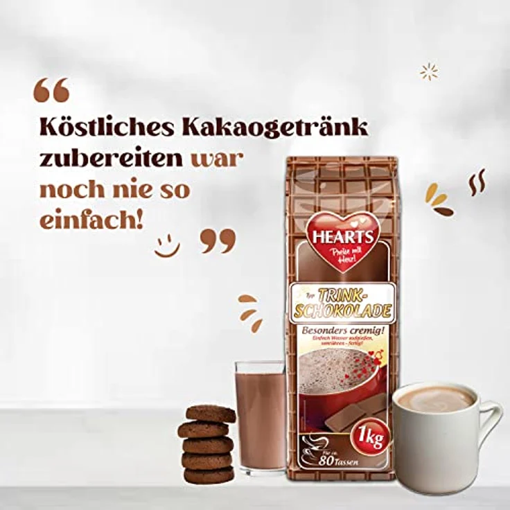 Hearts Trinkschokolade 1kg – Bild 7