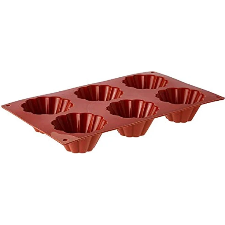 Silikomart 20.034.00.0060 SF 034 BRIOCHETTE CANNELLATA - SILICONE MOULD ø79 H 37 MM – Bild 2