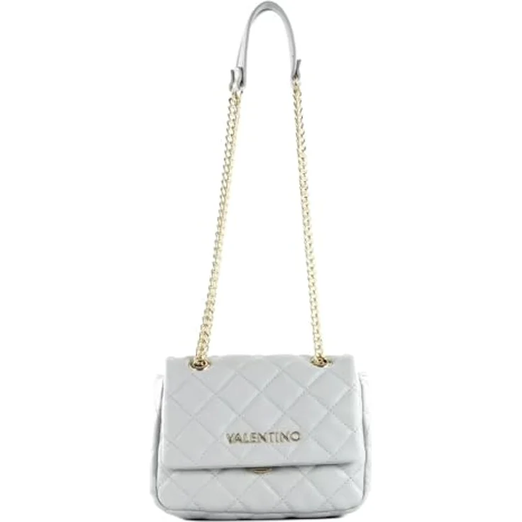 VALENTINO BAGS Ocarina Umhängetasche, Schultertasche 18.5 cm mit eleganter Steppoptik, Farbe Perla – Bild 1