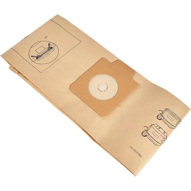 Nilfisk 10 Original Staubsaugerbeutel, hochwertiges Papier, kompatibel mit VP Staubsauger, Referenznummer 140 7015 040 – Bild 2