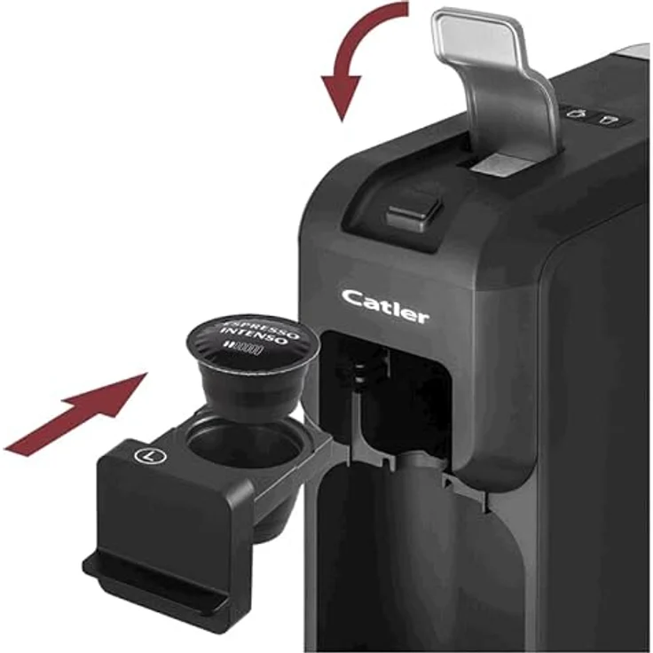 Catler Espressomaschine ES 721, automatischer Kaffeevollautomat, Schwarz – Bild 4