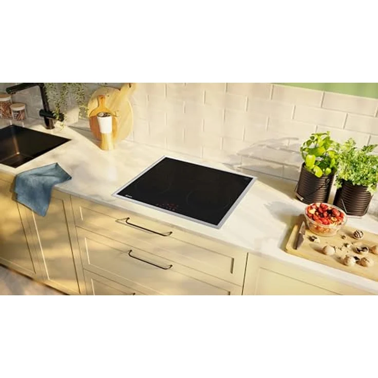 Neff N 50, Induktionskochfeld, 60 cm, Schwarz, Mit Rahmen aufliegend, T56SBF1L0, Kochfeld, Schwarz – Bild 3