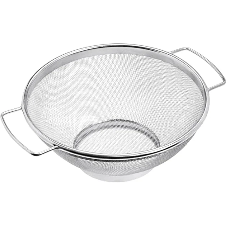 Lurch 210281 Standsieb mit Edelstahl Fuß, Ø25cm, Silber, spülmaschinengeeignet